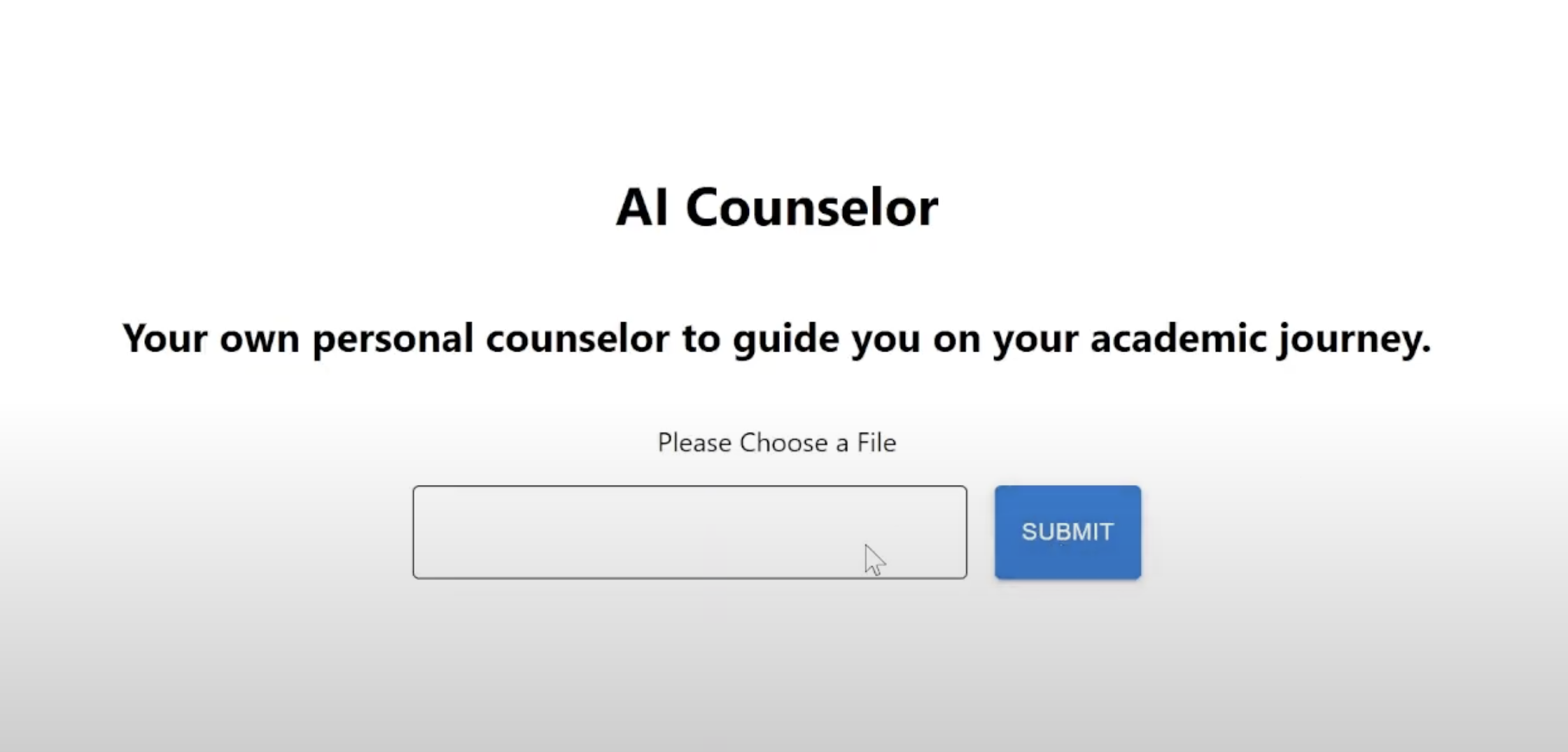 AI Counselor